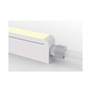 specialtyLED Micro LED Flexible Border Tube Factory Molded Line Cord Right Stainless Steel Connector IP68 3M Length 24V (MF-LCR-24V-F3M)