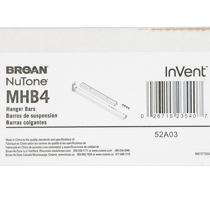 Broan-NuTone Invent Series Hanger Bars (MHB4)