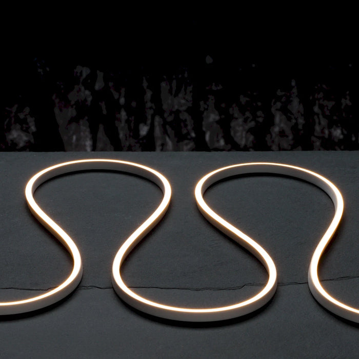 American Lighting 4Mm X 6Mm Neon 16.4 Foot Reel 4000K 24V DC 4 Foot Lead And 4 Foot Tail (MIN4X6-40K-16)