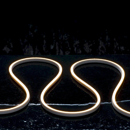 American Lighting 4Mm X 6Mm Neon 16.4 Foot Reel 4000K 24V DC 4 Foot Lead And 4 Foot Tail (MIN4X6-40K-16)