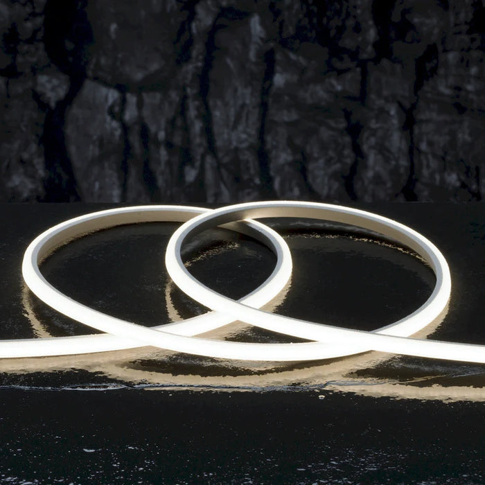 American Lighting 6Mm X 6Mm COB Neon 16.4 Foot Reel 4000K 24V DC 4 Foot Lead And 4 Foot Tail (MIN6X6-40K-16)