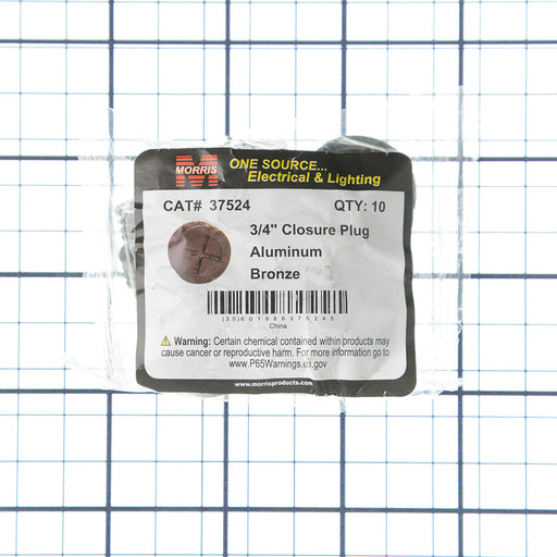 MORRIS 3/4 Inch Hole Plug Bronze (37524)