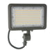 MORRIS LED Small Flood Wattage/CCT Selectable 40W/50W/60W 3000K/4000K/5000K 70 CRI 120-277V 0-10V Dimming Bronze (71533B)