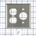 MORRIS Stainless Steel 2-Gang 1 Duplex 1 Single Receptacle Wall Plate (83550)