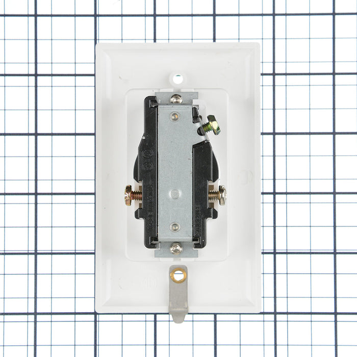 MORRIS 1-Gang Recessed Receptacle With Wall Plate (84005)