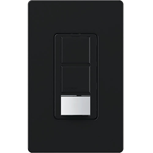 Lutron Maestro DV 6A Partial-On Occupancy Sensor Single-Pole Dual Circuit Black (MS-PPS6-DDV-BL)