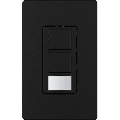 Lutron Maestro DV 6A Partial-On Occupancy Sensor Single-Pole Dual Circuit Midnight (MS-PPS6-DDV-MN)