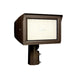Maxlite 112500 Slim Flood Wattage/CCT Selectable 100W/130W/150W 3000K/4000K/5000K 120-277V 0-10V Dimming Adjustable Beam Bronze Knuckle Slipfitter Photocell (MSF150UA-WCSBKPCTA)