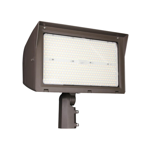 Maxlite 112501 Slim Flood Wattage/CCT Selectable 210W/250W/320W 3000K/4000K/5000K 277-480V 0-10V Dimmable Adjustable Beam Bronze Knuckle Slipfitter 7-Pin Receptacle (MSF320HA-WCSBKPR7TA)