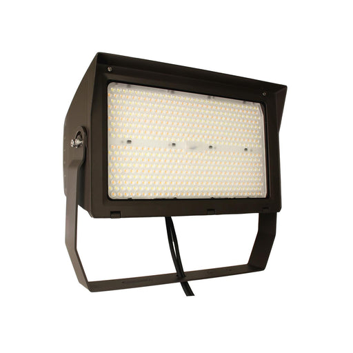 Maxlite 113068 Slim Flood Wattage/CCT Selectable 210W/250W/320W 3000K/4000K/5000K 277-480V 0-10V Dimmable Adjustable Beam Bronze Yoke Mount 7-Pin Receptacle Shorting Cap (MSF320HA-WCSBYPR7TA)
