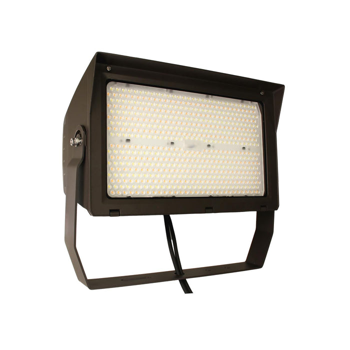 Maxlite 113068 Slim Flood Wattage/CCT Selectable 210W/250W/320W 3000K/4000K/5000K 277-480V 0-10V Dimmable Adjustable Beam Bronze Yoke Mount 7-Pin Receptacle Shorting Cap (MSF320HA-WCSBYPR7TA)