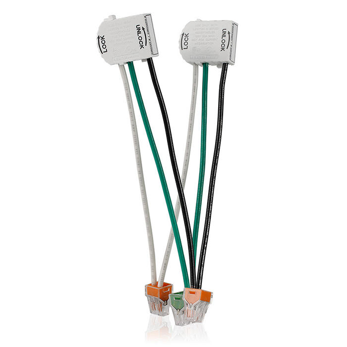 Leviton Levlok Prewired 2-Module Assembly With Wagos (MSTWL-WTK)