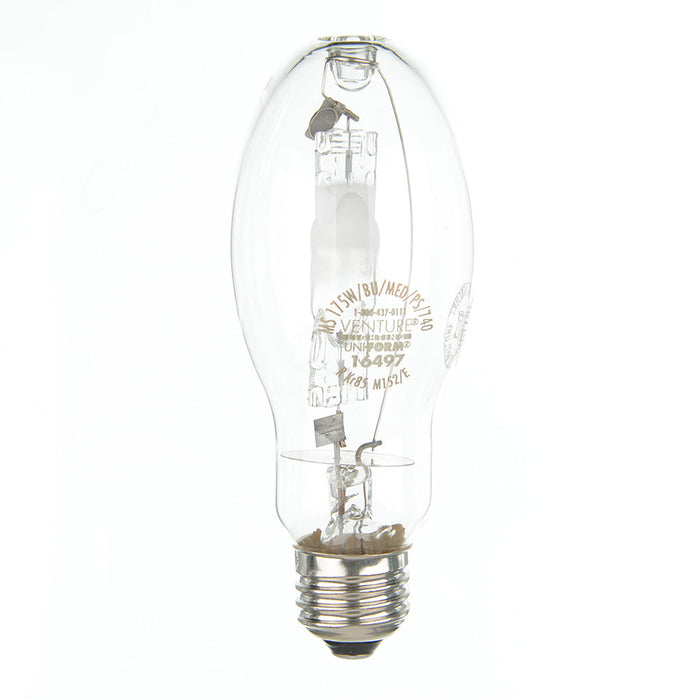 Venture MS 175W/BU/MED/PS/740 175W ED17 Pulse Start Metal Halide Lamp Medium E26 Base (16497)