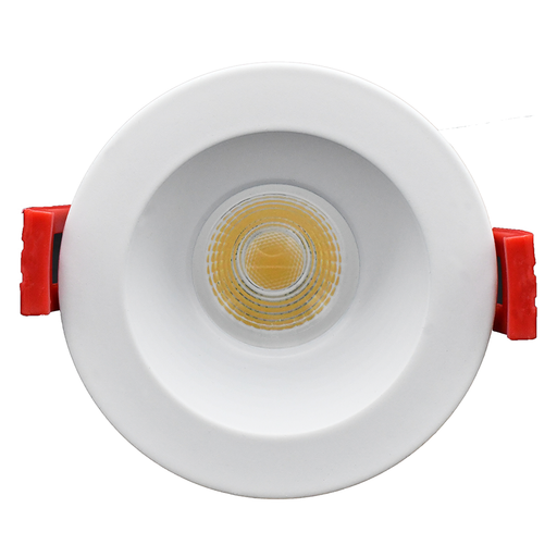 GM Lighting MiniTask 1 Inch Round Fixed CCT Selectable 2700K/3000K/3500K/4000K/5000K Recessed Mini Downlight White (MTR1-5CCT-W)