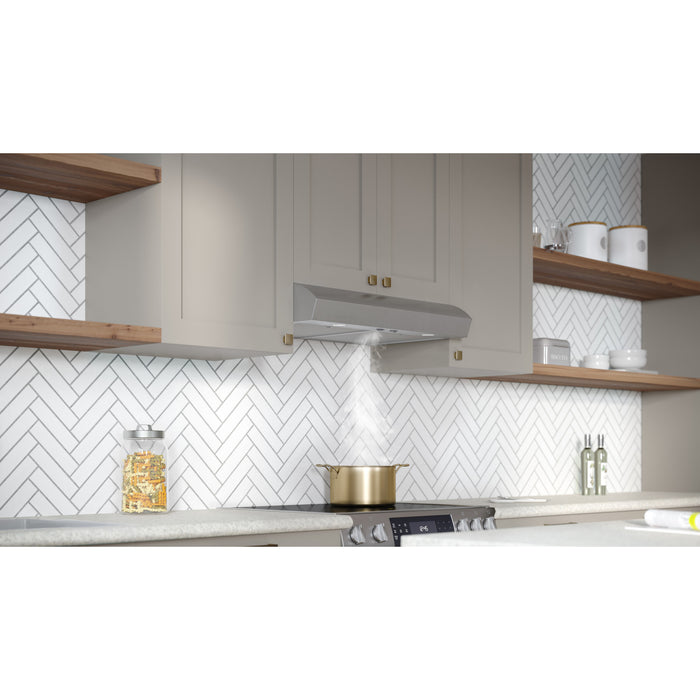 Broan-NuTone Mantra 1 Series 30 Inch Under Cabinet Range Hood 350 CFM LED 30 Stainless Steel (MTR1303SS)