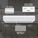 Broan-NuTone Mantra 1 Series 30 Inch Under Cabinet Range Hood 350 CFM LED 30 White (MTR1303WW)