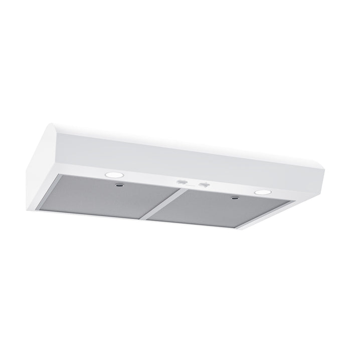 Broan-NuTone Mantra 1 Series 30 Inch Under Cabinet Range Hood 350 CFM LED 30 White (MTR1303WW)