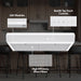 Broan-NuTone Mantra 2 Series 30 Inch Under Cabinet Range Hood 350 CFM LED 30 White (MTR2303WW)