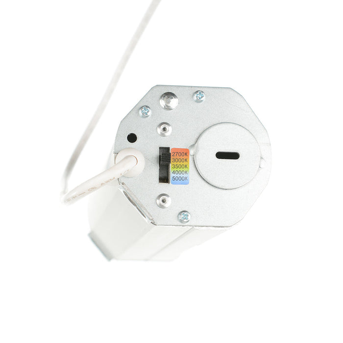 GM Lighting MiniTask 2 Inch Round Trimless Mini Downlights Adjustable CCT Selectable 2700K/3000K/3500K/4000K/5000K White (MTRAT2-5CCT-W)