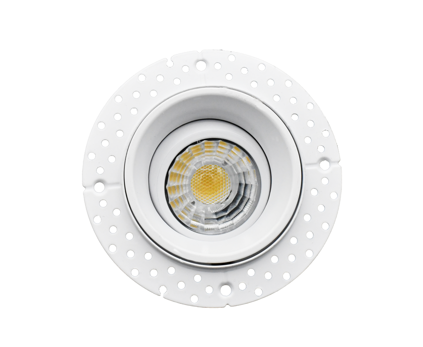 GM Lighting MiniTask 2 Inch Round Trimless Mini Downlights Adjustable CCT Selectable 2700K/3000K/3500K/4000K/5000K White (MTRAT2-5CCT-W)