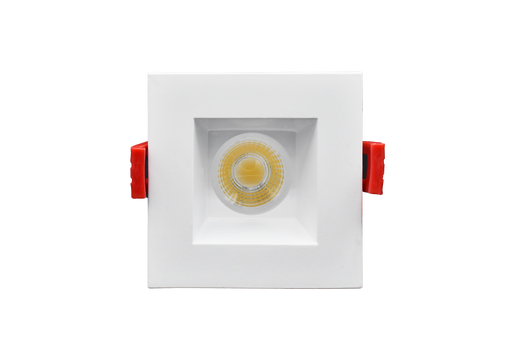 GM Lighting MiniTask 2 Inch Square Fixed CCT Selectable 2700K/3000K/3500K/4000K/5000K Recessed Mini Downlight White (MTS2-5CCT-W)