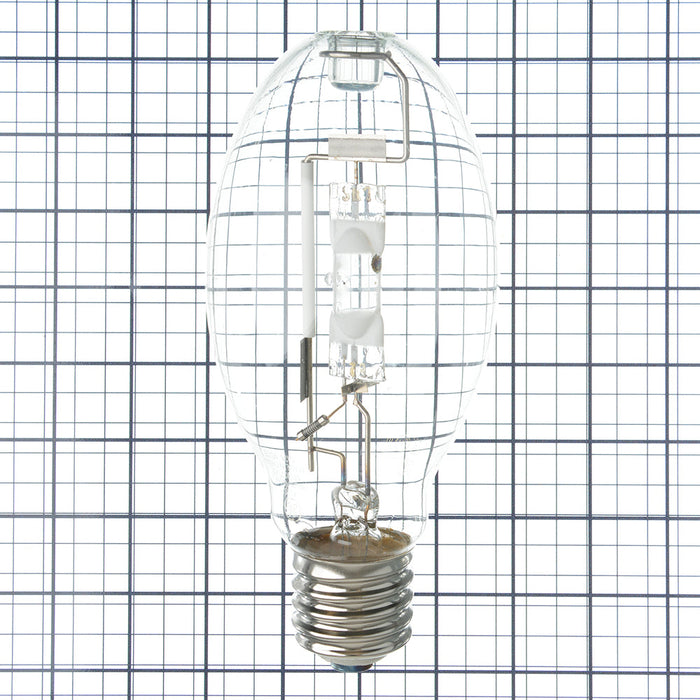 GE MVR175/U 175W ED28 Probe Start Metal Halide 4000K Mogul QS E39 Base Clear Bulb M57/E QS (47760G)