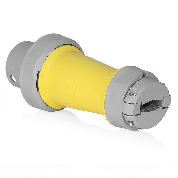 Leviton Marine 100A IEC Plug 277/480V 3-Phase 4P5W (M5100P7WLEV)