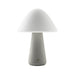 Bulbrite MUSHROOM/TL/GR Cordless Indoor Table Lamp Mushroom 5W 3.7V 300Lm 2700K 92 CRI Off Gray (K70603)