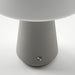 Bulbrite MUSHROOM/TL/GR Cordless Indoor Table Lamp Mushroom 5W 3.7V 300Lm 2700K 92 CRI Off Gray (K70603)