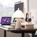 Bulbrite MUSHROOM/TL/GR Cordless Indoor Table Lamp Mushroom 5W 3.7V 300Lm 2700K 92 CRI Off Gray (K70603)