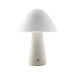 Bulbrite MUSHROOM/TL/OW Cordless Indoor Table Lamp Mushroom 5W 3.7V 300Lm 2700K 92 CRI Off White (K70600)