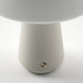 Bulbrite MUSHROOM/TL/OW Cordless Indoor Table Lamp Mushroom 5W 3.7V 300Lm 2700K 92 CRI Off White (K70600)