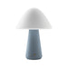 Bulbrite MUSHROOM/TL/SB Cordless Indoor Table Lamp Mushroom 5W 3.7V 300Lm 2700K 92 CRI Off Stone Blue (K70601)