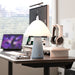 Bulbrite MUSHROOM/TL/SB Cordless Indoor Table Lamp Mushroom 5W 3.7V 300Lm 2700K 92 CRI Off Stone Blue (K70601)