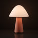 Bulbrite MUSHROOM/TL/TC Cordless Indoor Table Lamp Mushroom 5W 3.7V 300Lm 2700K 92 CRI Off Terracotta (K70602)