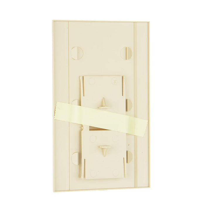 Lutron Nova Wall Plate 1-Gang Small Control Ivory (N-S-NFB-IV)