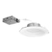 Nora 6 Inch Contractor Series Can-Less LED Downlight Deep Reflector CCT Selectable 2700K/3000K/3500K/4000K/5000K Matte Powder White 12-Pack (NCSC-R6D1TWMPW)