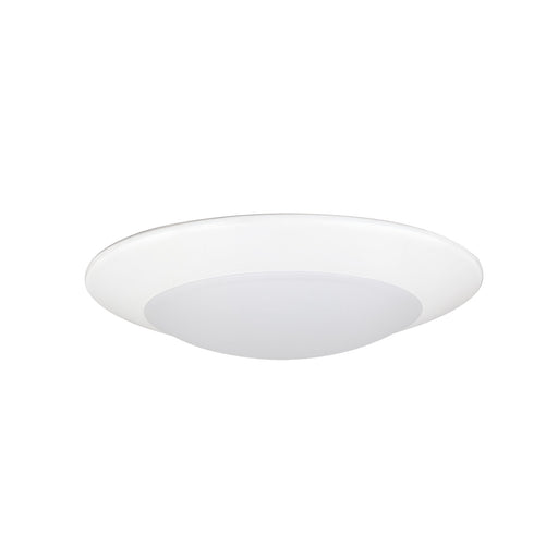 Nora 6 Inch Contractor Series LED Flush Mount Disk Light 3000K Matte Powder White 12-Pack (NCSD-R630MPW)