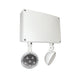Nora Self-Diagnostic 2-Head Waterproof Emergency Light With Battery Backup White Housing (NE-970)