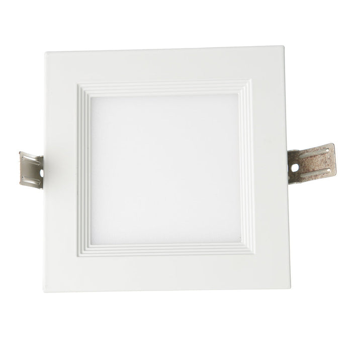 Nora 4 Inch E-Series FLIN Square LED Downlight CCT Selectable 2700K/3000K/3500K/4000K/5000K Matte Powder White Finish 120V Triac/ELV (NEFLINTW-S4MPW)
