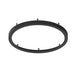 Nora 12 Inch Decorative Metal Ring For NELO-12RTWMPW Black Finish (NELO-12RB)