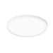 Nora 12 Inch ELO LED Surface Mount Luminaire 1750Lm 24W CCT Selectable 2700K/3000K/3500K/4000K/5000K Matte Powder White Finish (NELO-12RTWMPW)
