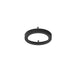 Nora 4 Inch Decorative Metal Ring For NELO-4RTWMPW Black Finish (NELO-4RB)