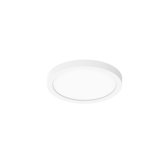 Nora 6 Inch ELO LED Surface Mount Luminaire 1050Lm 15W CCT Selectable 2700K/3000K/3500K/4000K/5000K Matte Powder White Finish (NELO-6RTWMPW)