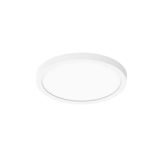 Nora 8 Inch ELO LED Surface Mount Luminaire 1400Lm 18W CCT Selectable 2700K/3000K/3500K/4000K/5000K Matte Powder White Finish (NELO-8RTWMPW)