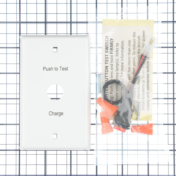Nora Emergency Replacement Faceplate And Test Switch For NEPK-07LEDUNV (NEPKA-07LEDFPTS)