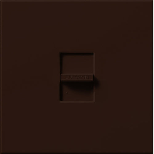 Lutron Nova 277V 8A Fluorescent Single-Pole Slide-To-Off Dimmer Brown (NF-10-277-BR)