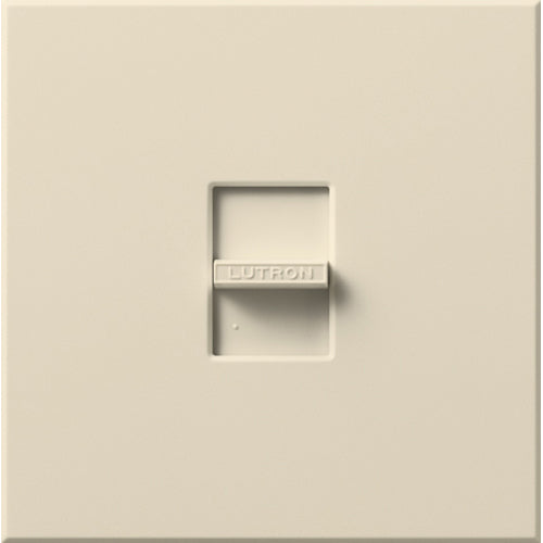 Lutron Nova 277V 8A Fluorescent Single-Pole Slide-To-Off Dimmer Light Almond (NF-10-277-LA)