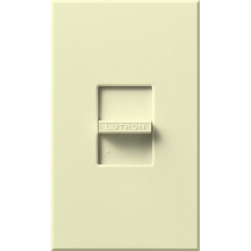 Lutron Nova 16A Fluorescent Single-Pole Slide-To-Off Dimmer Almond (NF-10-AL)