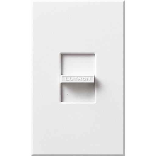 Lutron Nova 16A Fluorescent Single-Pole Slide-To-Off Dimmer White (NF-10-WH)